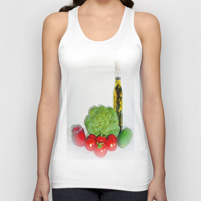 Summer Vegetables with Herb Oil Tank Top