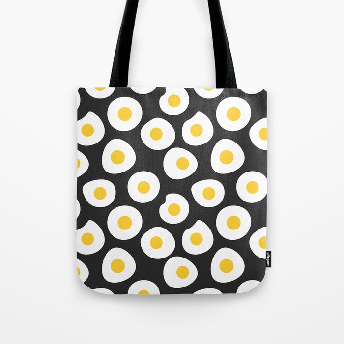 Egg Slice Pattern Tote Bag
