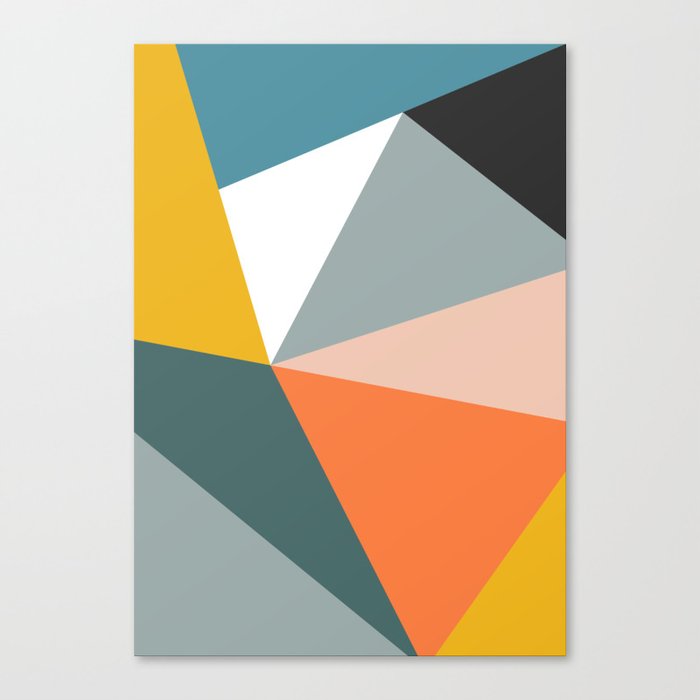 Modern Geometric 33 Canvas Print