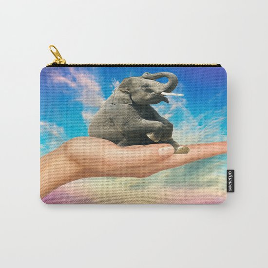 Save The Elephants Carry-All Pouch