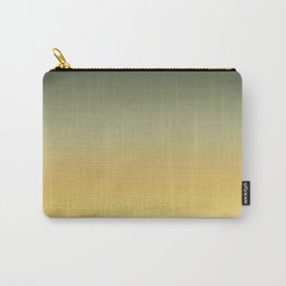 Dark green Colorful Gradient Art Carry-All Pouch