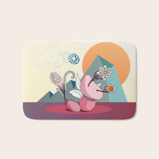 Fly by Bath Mat