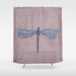 Deco Dragonfly Shower Curtain