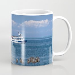 Star Line Ferry Boat going from St. Ignace to Mackinac Island Coffee Mug | Summervacation, Lakemichigan, Pierpilings, Stignace, Upperpeninsula, Mackinawcity, Straitsofmackinac, Art Collectibles, Photo, Color 