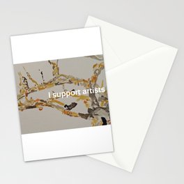 I Support Artists Notebook and Travel Mug Stationery Cards