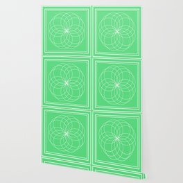 Mint Green Tile Wallpaper