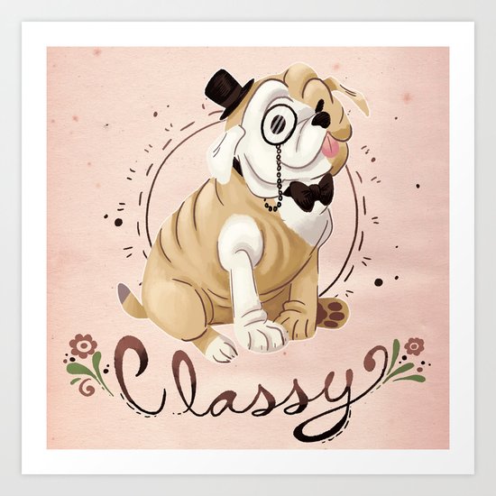 Classy Art Print