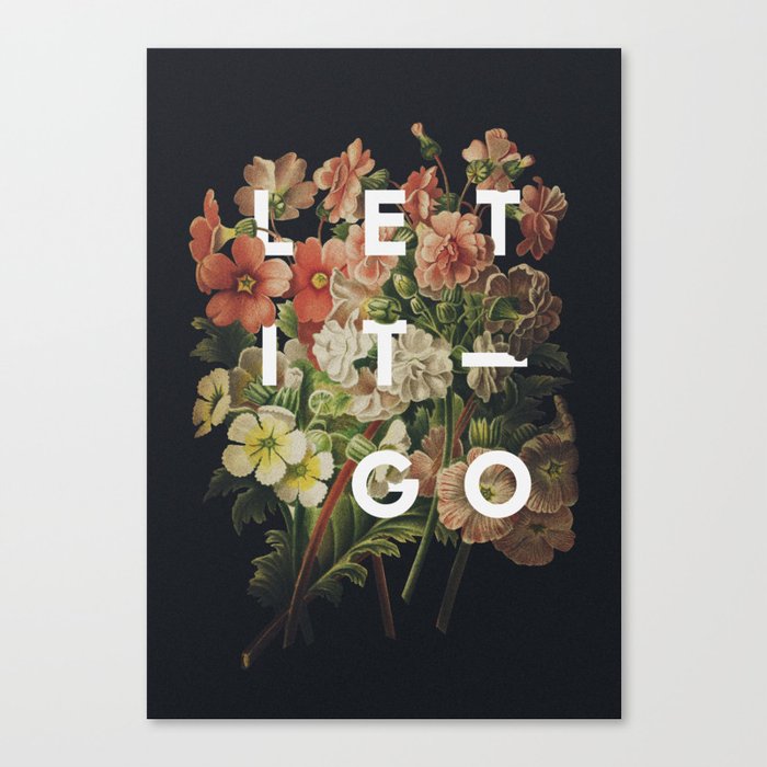 Let It Go Canvas Print