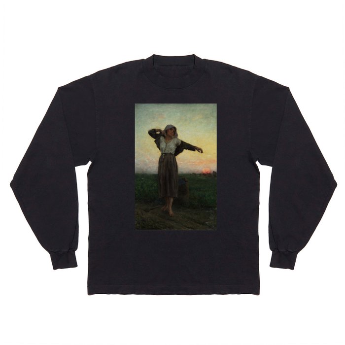 The Tired Gleaner 1880 Painting Long Sleeve T Shirt