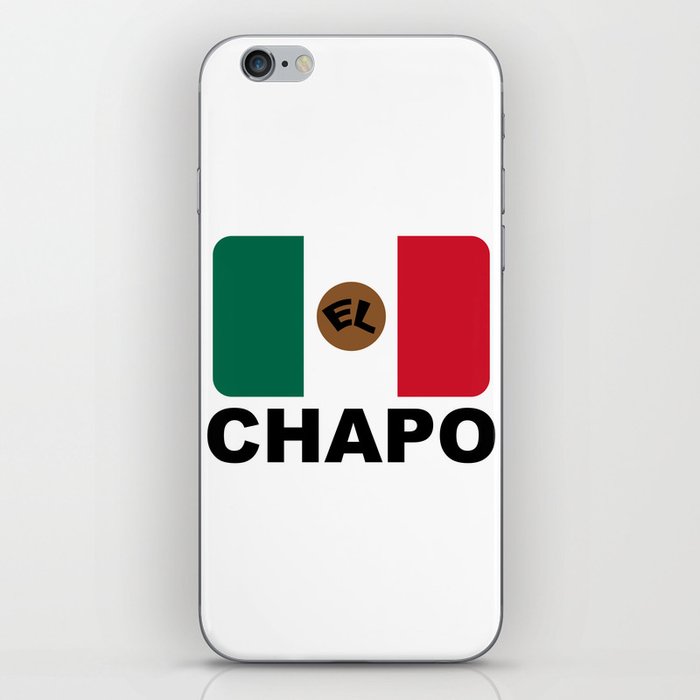 El Chapo Mexican flag iPhone Skin