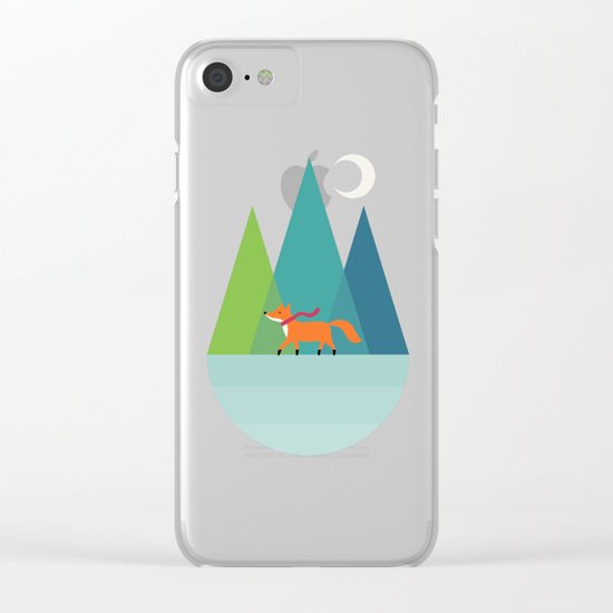 Winter Wish Clear iPhone Case
