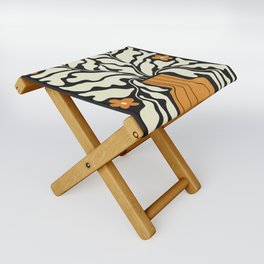 Golden Vase 02 | Summer Bloom: Matisse Night Edition Folding Stool