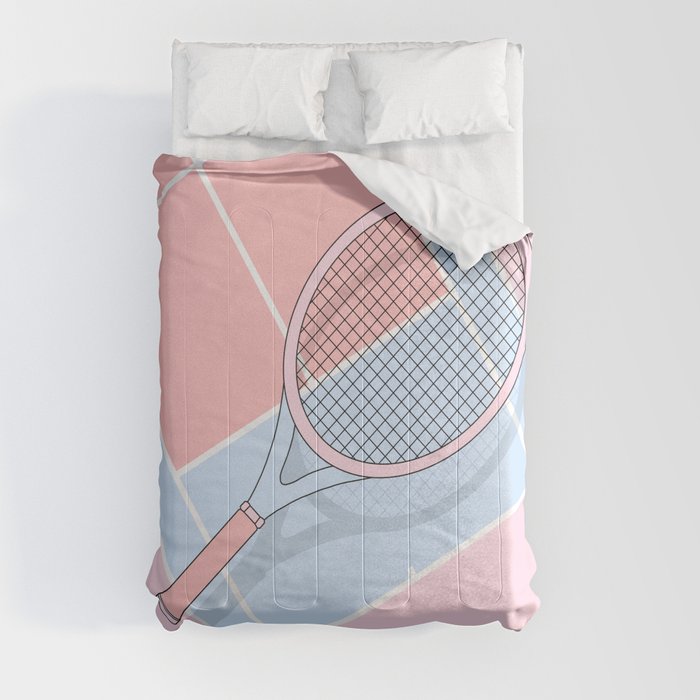 Hold my tennis racket Comforter
