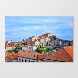 On The Walls of the Old City Canvas Print