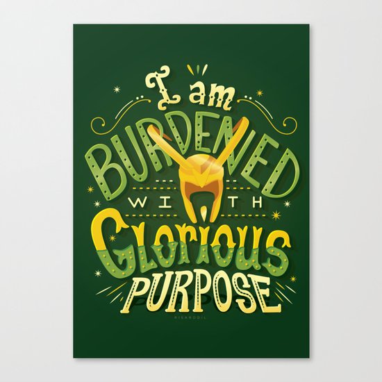 Glorious Purpose Canvas Print
