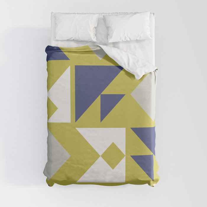 Classic triangle modern composition 19 Duvet Cover