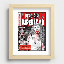 DEAD GIRL SUPERSTAR "RETRO COMIC COVER" Recessed Framed Print