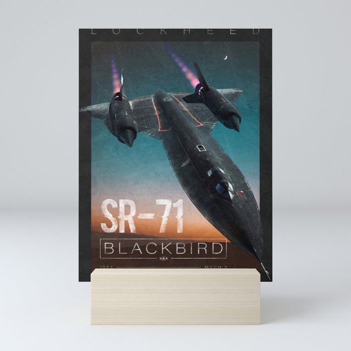 SR-71 Blackbird Mini Art Print
