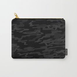 Black modern camouflage pattern. vector background illustration  Carry-All Pouch