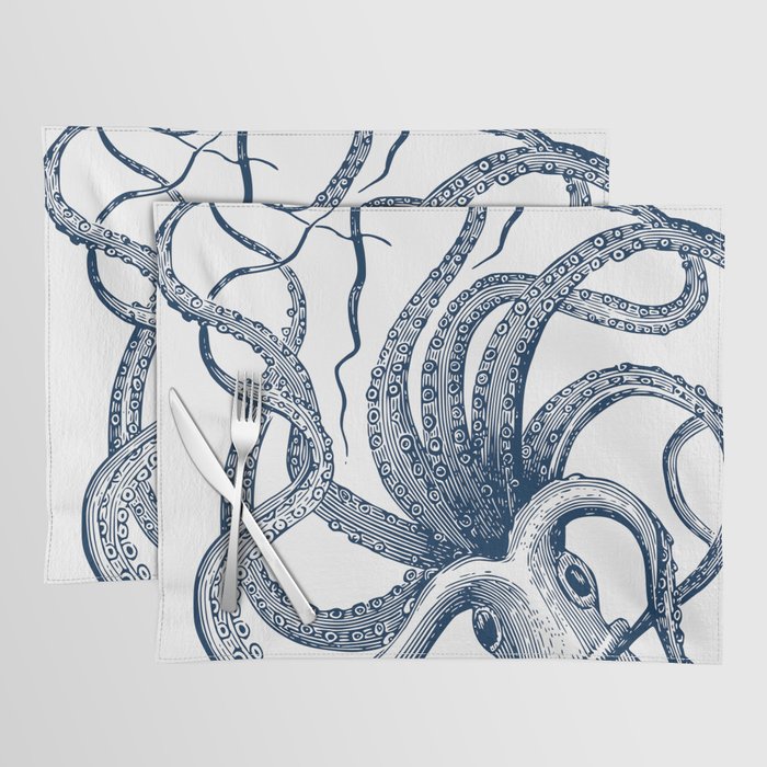 Octopus Navy Placemat