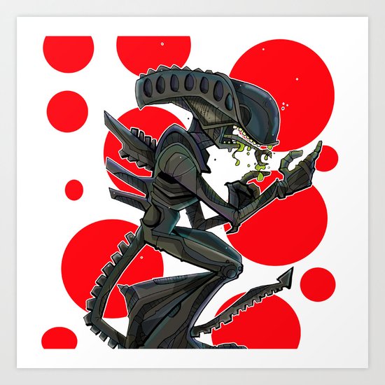 URBNPOP Aliens Attack Art Print