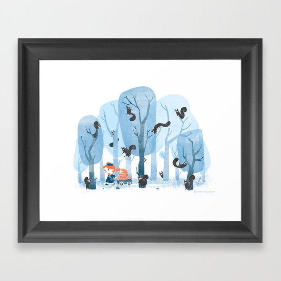 Squinjas! Framed Art Print