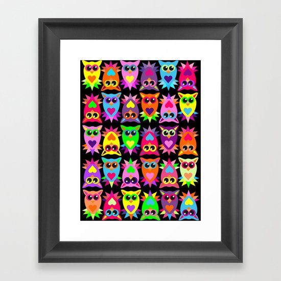 Owls Framed Art Print