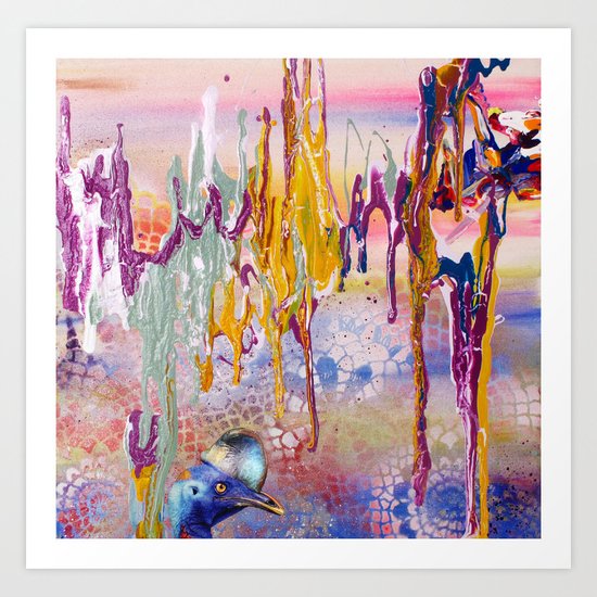 Alien Aviary Art Print
