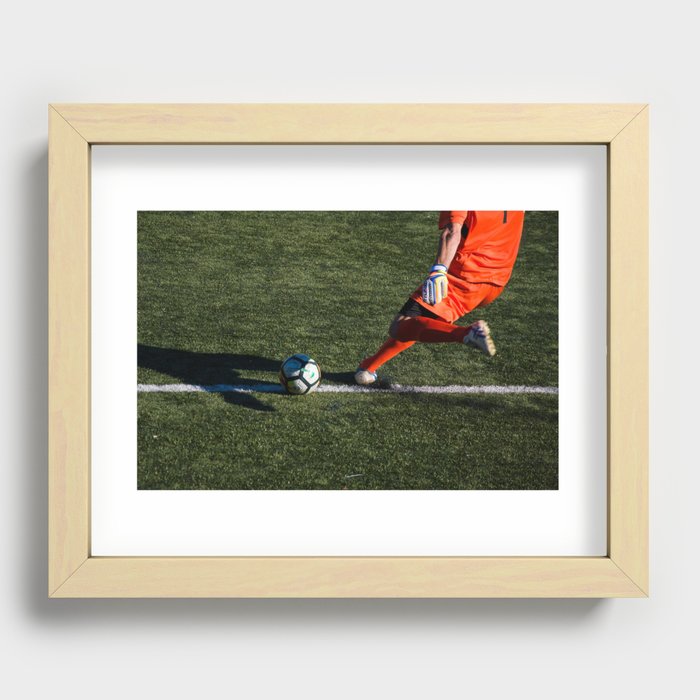 Soccer and Football 33 Recessed Framed Print