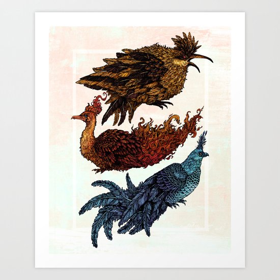 Legendary Birds Art Print