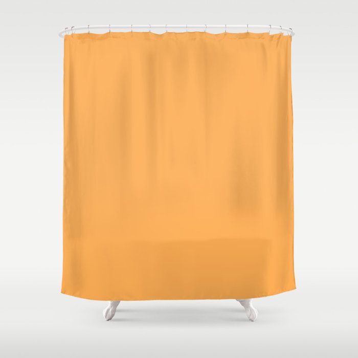 Yellow Asteraceae Shower Curtain