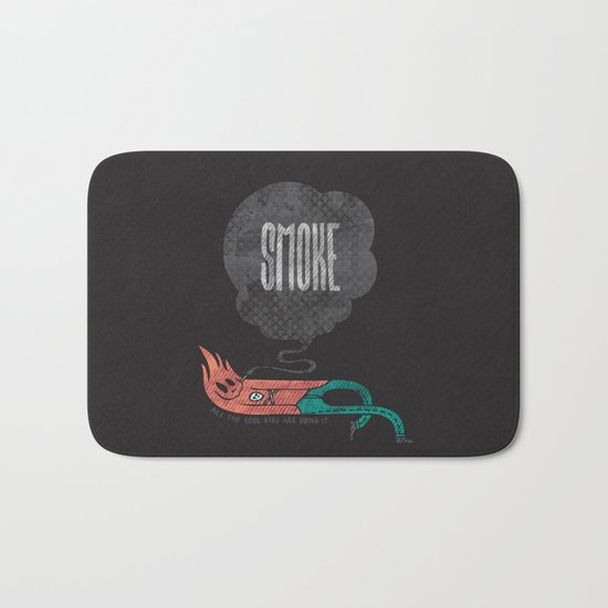 Smoke! Bath Mat