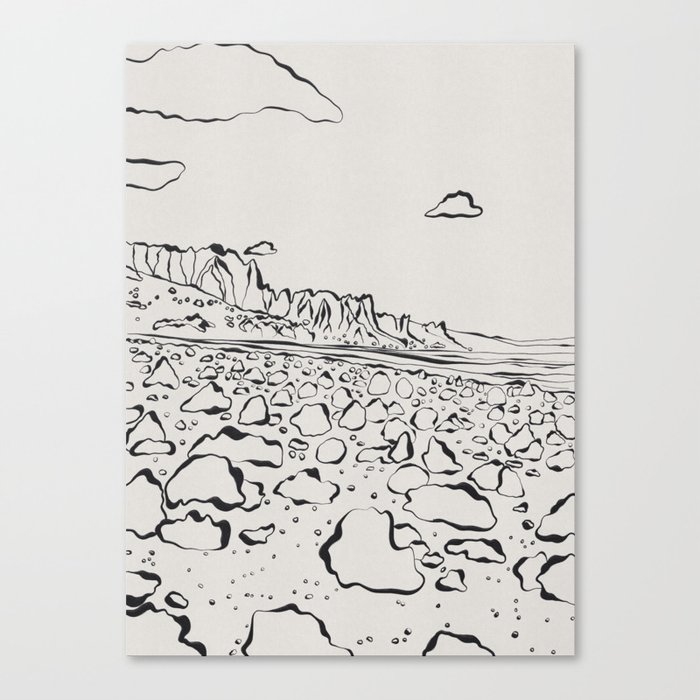 Rocky Desert Canvas Print