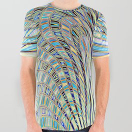 Colorful Spring Light Abstraction  All Over Graphic Tee