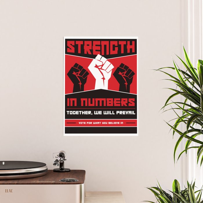 Strength In Numbers Poster by Jake Sepulveda