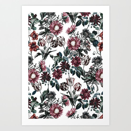 VINTAGE GARDEN VIII Art Print