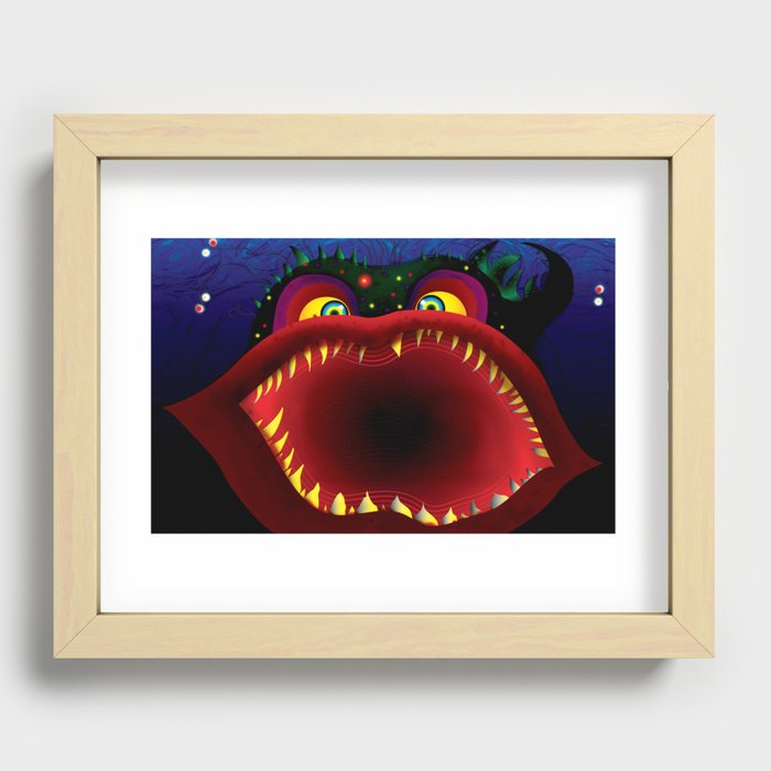 Monster Recessed Framed Print
