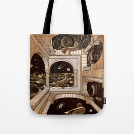 Another World II by Maurits Cornelis Escher Tote Bag