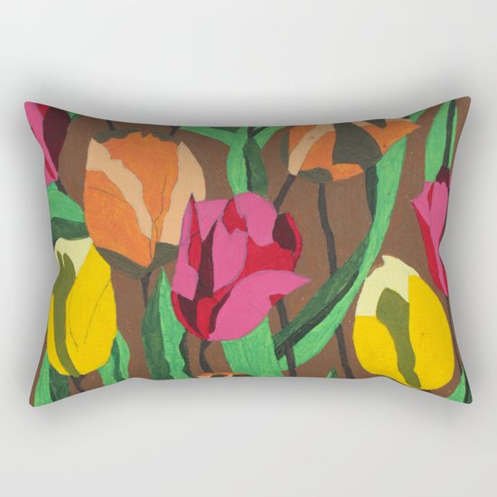 Tulips Rectangular Pillow