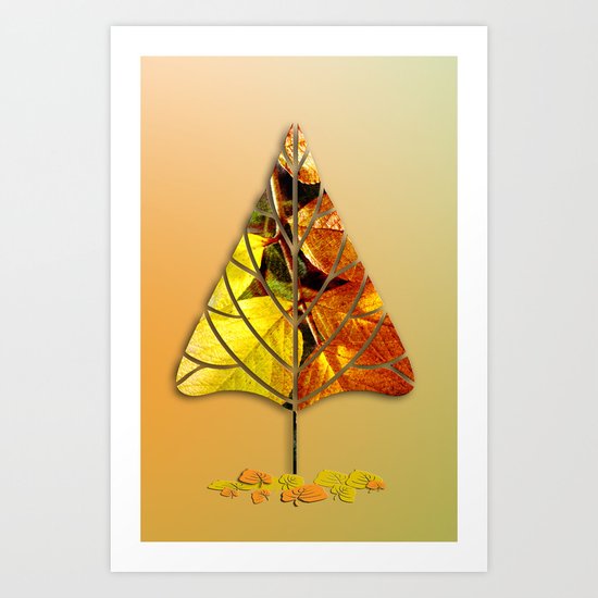 Autumn tree Art Print