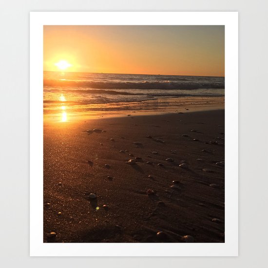 Treasure Island Sunset Art Print
