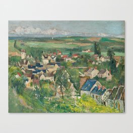 Paul Cezanne - Auvers, Panoramic View Canvas Print