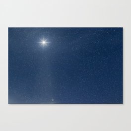 Christmas sky Canvas Print