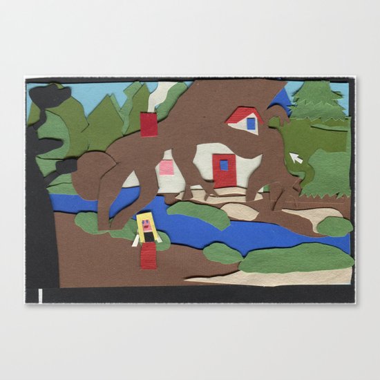 King's Quest IV: The Perils of Rosella Canvas Print