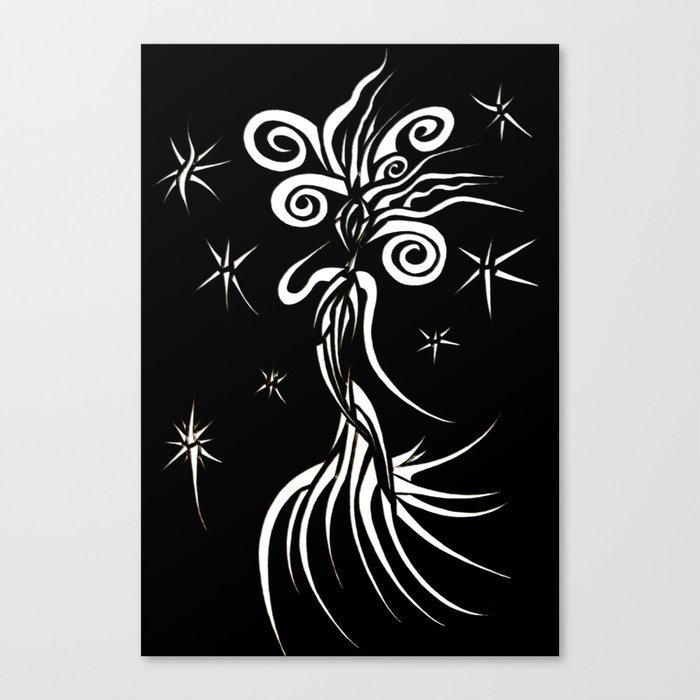 Starlight Dancer Inverted Canvas Print