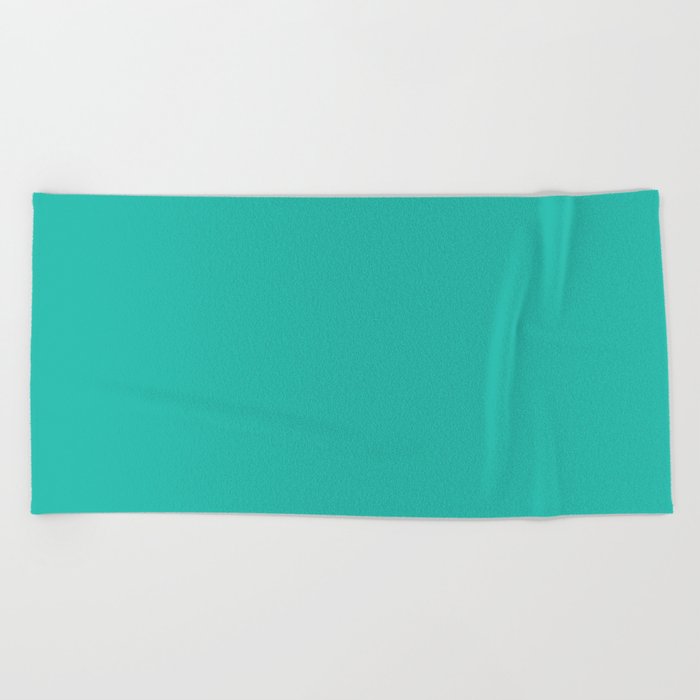 Tealish Beach Towel