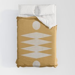 Mid-Century Modern No.32 - Woodblock Print Duvet Cover