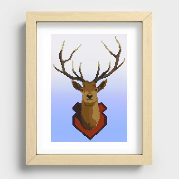 Deer me Recessed Framed Print