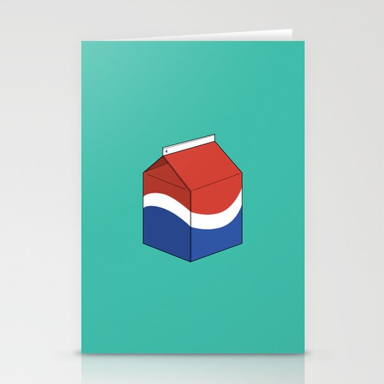 Pepsi in a box Stationery Cards