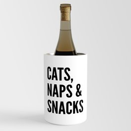 Cats, Naps & Snacks Wine Chiller